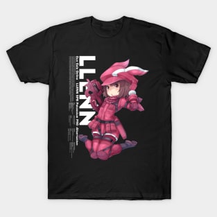 GGO - LLENN [Black Background] T-Shirt